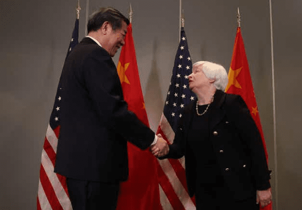 U.S. Treasury Secretary Janet Yellen has touched down in China